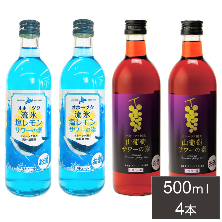 リキュール8本とシロップ4本のセット サワーの素 4本 詰合せセット ギフトセット 500ml リキュール サワー