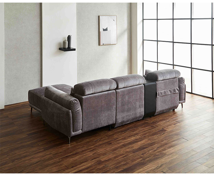 リクライニングソファ 3人掛け 肘掛け付き 幅248cm 電動ソファ USB