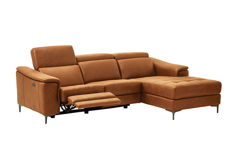 リクライニングソファ 3人掛け 肘掛け付き 幅236cm 電動ソファ カウチ