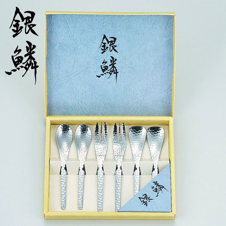 箱 ビニール付き 芝翫香 スプーン SMsilver刻印 6本セット 希少