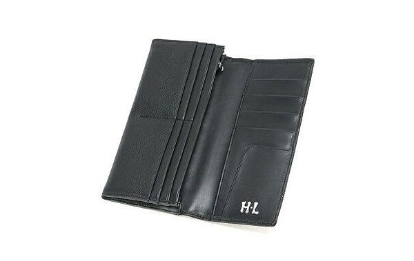 【H】 ブラック三つ折り財布 H.L/ M H.L メンズ長財布 ブラック S-HLM70207BK 代引不可 : リコメン