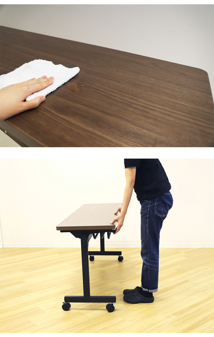 法人様限定販売 フォールディングテーブル 幅180×奥行き60cm