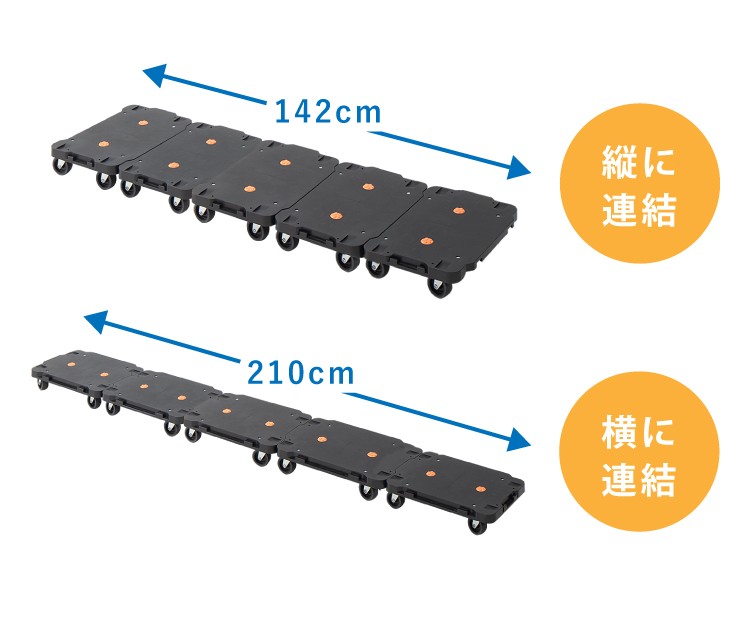 平台車ミニ 台車 耐荷重50kg 運搬 連結 ミニ 積み重ね 引っ越し オフィス 家庭用 業務用 軽量 キャリーカート  :9t-kh-42bk:リコメン堂ホームライフ館 - 通販 - Yahoo!ショッピング