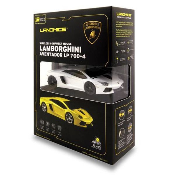 ヘッドライ LANDMICE LB-LP700-4-WH リコメン堂 - 通販 - PayPayモール Lamborghini LP700  無線マウス 1750dpi ホワイト ヘッドライ 