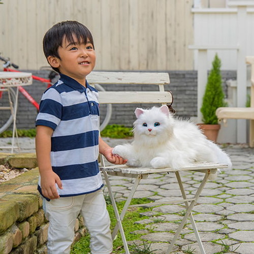 デジレクト しっぽふりふり あまえんぼうねこちゃん アイスグレー