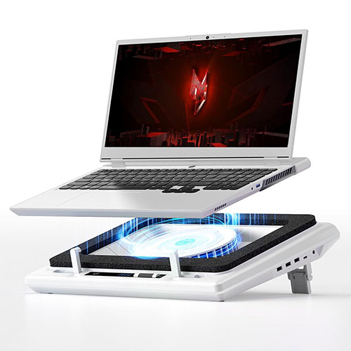 llano ノートパソコン 冷却パッド 15-19インチ対応 ホワイト V12-WH