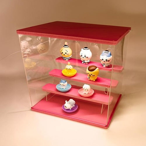 ヤングトップ LEDダウンライトアクリルコレクションケース 大型4段