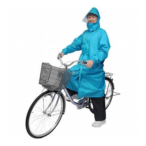 トキワ 雨先案内人 サイクルコート ターコイズブルー Lサイズ 3193-TQ-L 雑貨 ホビー インテリア 雑貨 雑貨品(代引不可)【送料無料】 トキワ 雨先案内人 サイクルコート ターコイズブルー Lサイズ 3193-TQ