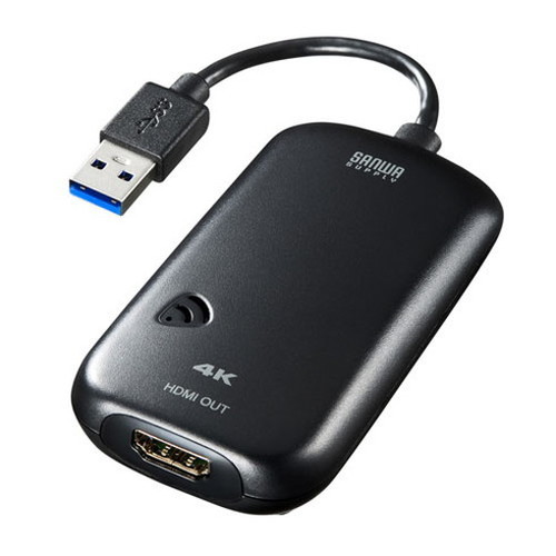 新品人気SALE サンワサプライ USB3.2-HDMIディスプレイアダプタ 4K対応