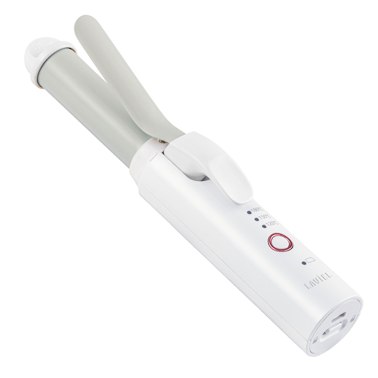 LAVIEL コードレス カールアイロン LV-CL-CI 持ち運び モバイル コンパクト ワイヤレス セラミックコーティング ヘアアイロン こて 携帯 おしゃれ かわいい メイク 時短 ラヴィエル カール ストレート(代引不可)【送料無料】 LAVIEL コードレス カールアイロン LV-CL-CI 持ち運び モバイル
