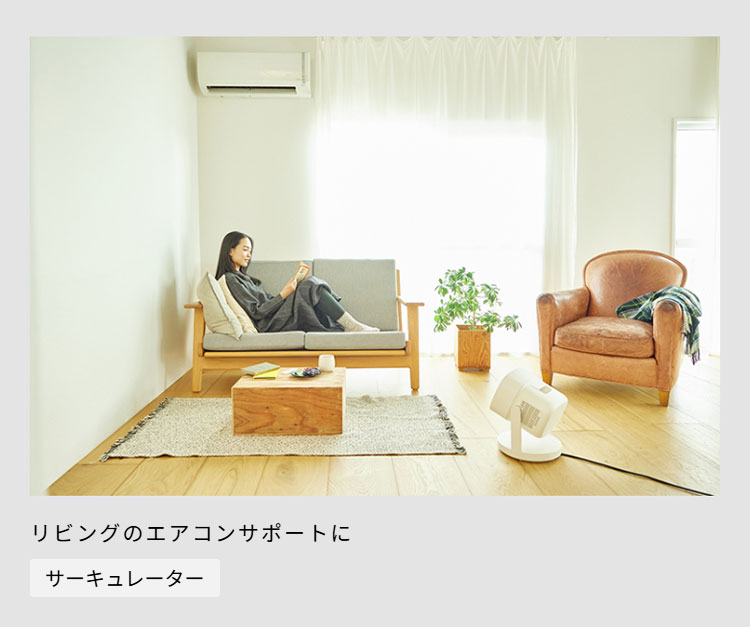 シロカ siroca HOT&COOL サーキュレーター ポカクール 温風 3段階 送風