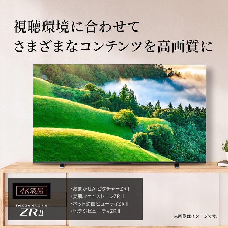 東芝 TOSHIBA 50V型 4K液晶テレビ 液晶テレビ REGZA M550Lシリーズ 裏 