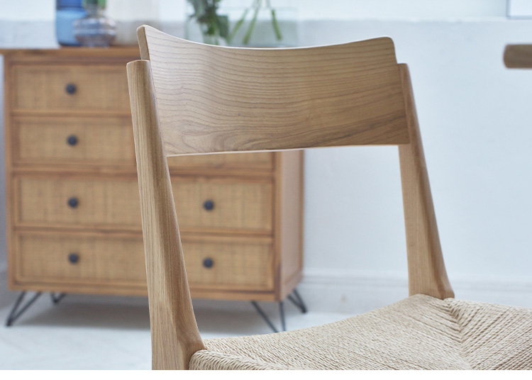 ペーパーコード ダイニングチェア 木製 木脚 ACE-73 東谷 スツール