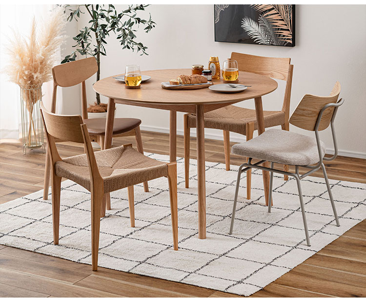 テーブル ダイニングテーブル 円形 幅100cm 丸形 ナチュラル 北欧