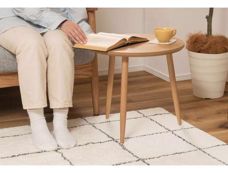 サイドテーブル 幅45cm 3本脚 円形 ラウンド ネストテーブル テーブル