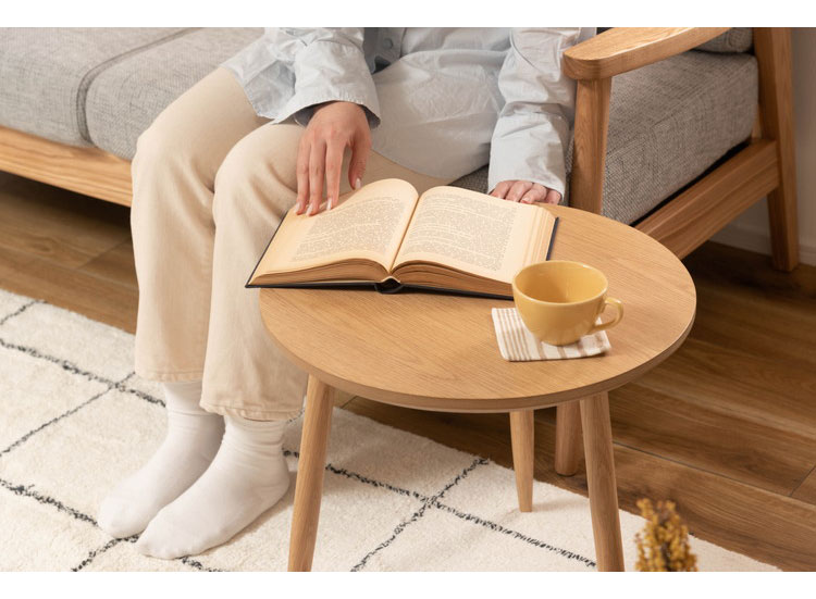 サイドテーブル 幅45cm 3本脚 円形 ラウンド ネストテーブル テーブル