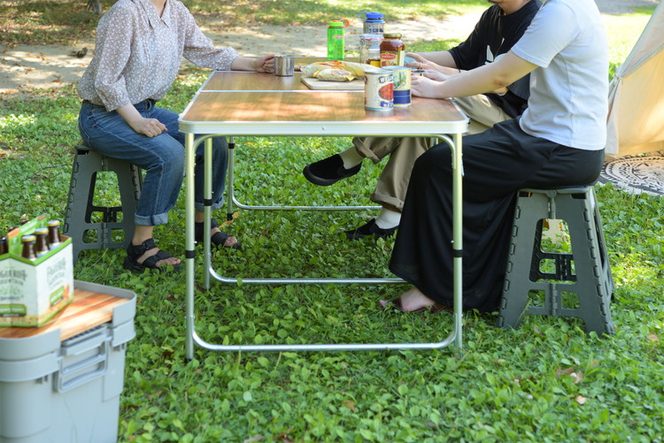 フォールディングテーブル アウトドアテーブル ワイドテーブル