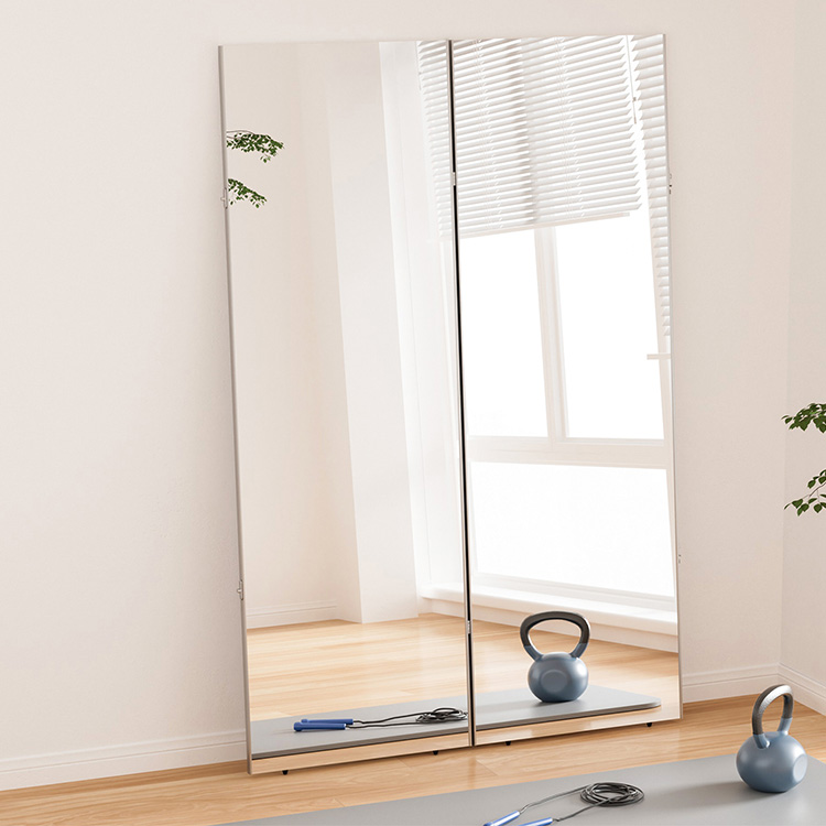 brisafe 割れない鏡 折りたたみ 二面鏡 100×160cm 割れない おしゃれ