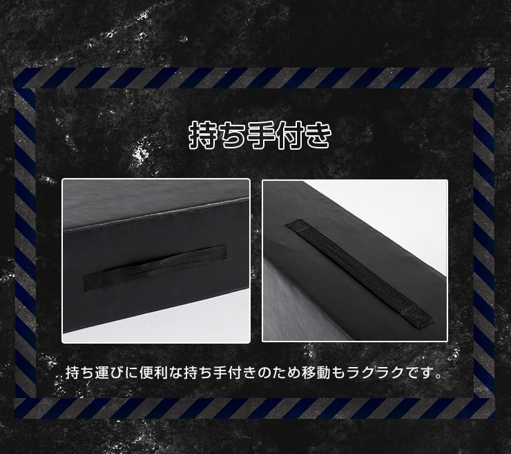 リコメン堂 ダンベルマット ブラック 40×60cm 厚さ15cm 2個セット