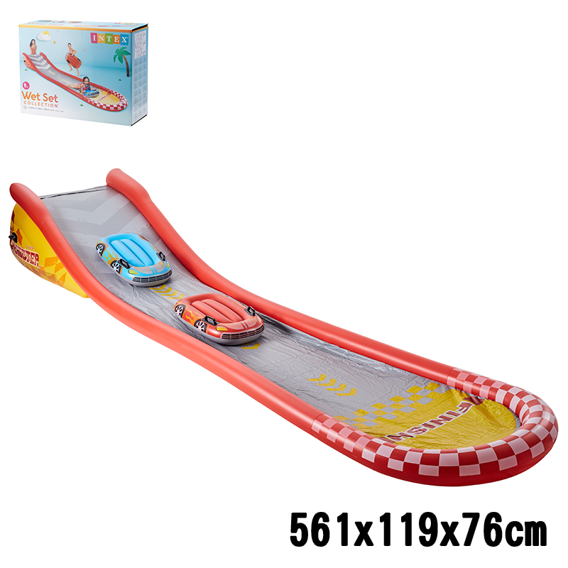 季節玩具 プール INTEX ビニールプール ファンフルーティプレイセンター Fun'N Fruity Play Center 補修シート付 ファミリープール 家庭用プール 大型プール