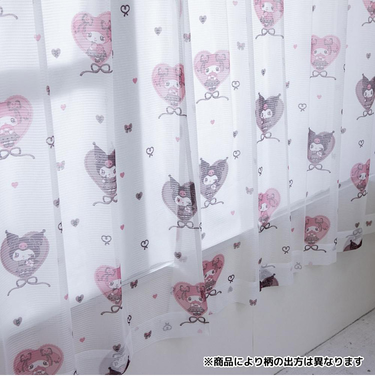 クロミ マイメロディ 幅100cm 真夜中のメロクロ UVカット99.9 クロミ マイメロディ 幅100cm 真夜中のメロクロ UVカット99.9