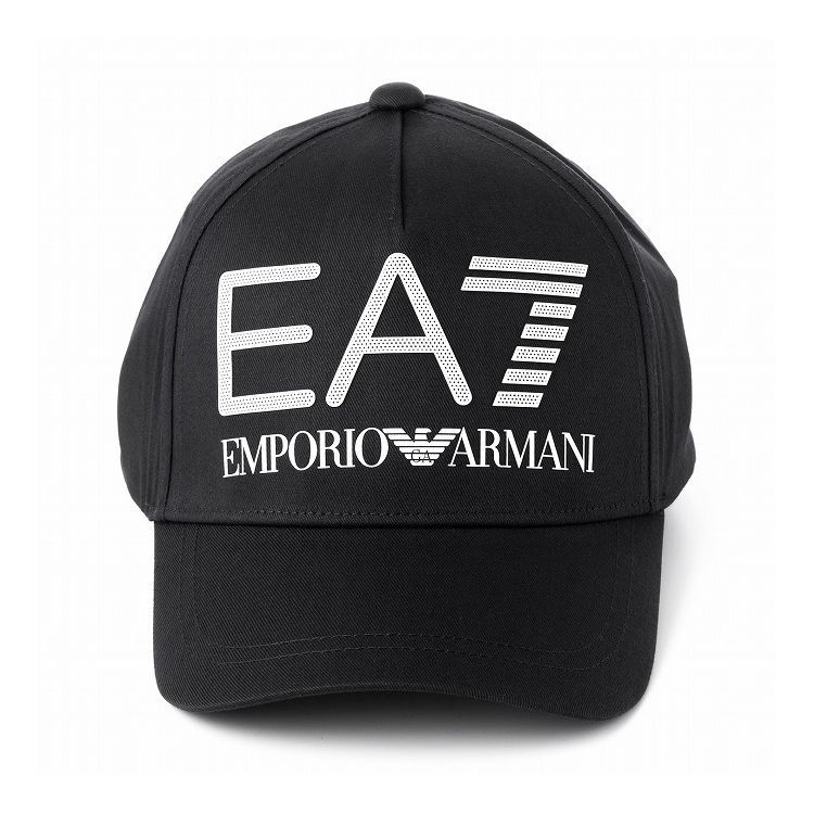 人気爆買い Emporio Armani - エンポリオ アルマーニ 黒 帽子 Mの通販