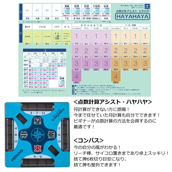 Amazon.co.jp: 手打ち麻雀牌セット 標準サイズの普及麻雀牌