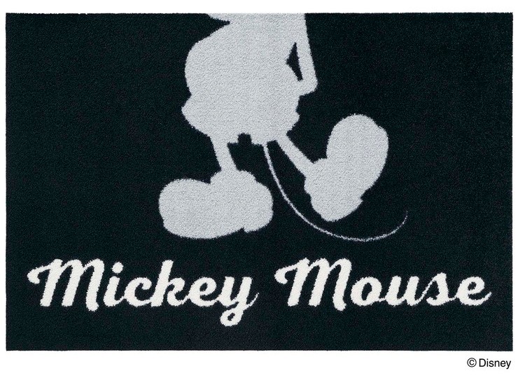 Mickey ミッキー シンプル おしゃれ モノクロ 代引不可 リコメン堂 通販 Paypayモール シルエット グレー 60x90cm マット 玄関マット エントランスマット ディズニー 通販高品質 Rslfreight Com