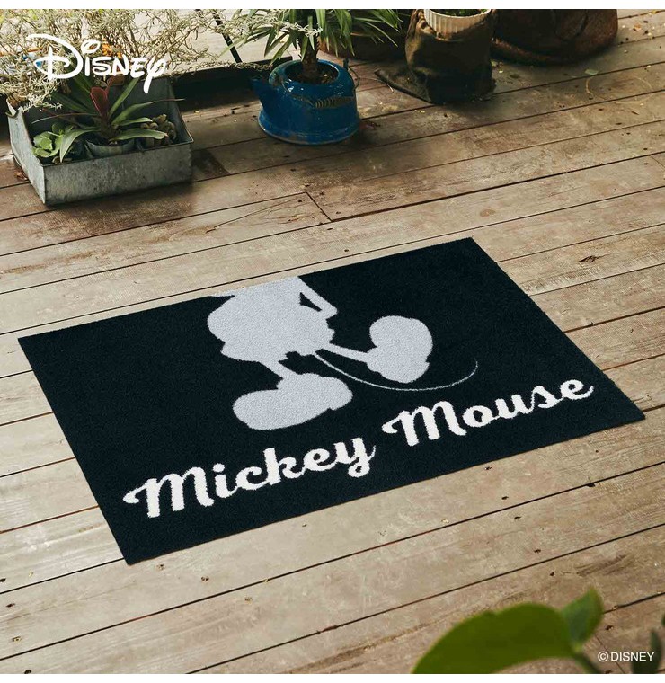 Mickey ミッキー シンプル おしゃれ モノクロ 代引不可 リコメン堂 通販 Paypayモール シルエット グレー 60x90cm マット 玄関マット エントランスマット ディズニー Sale Xperium Ai