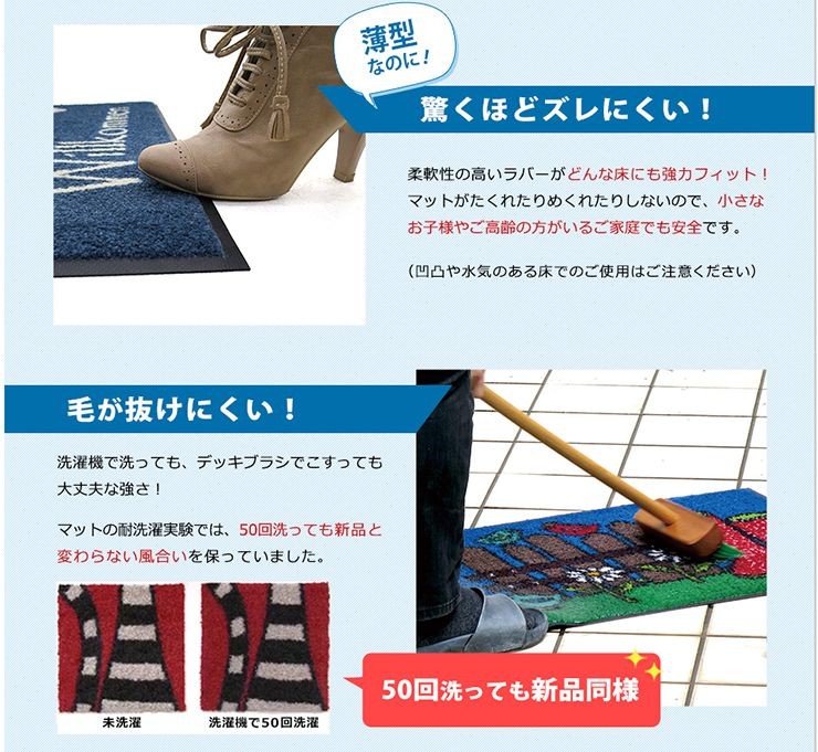 定番格安 キッチンマット wash+dry C021C Stars sand 60×180cm 柄物 おしゃれ 滑り止めラバーつき 代引不可 リコメン堂 - 通販 - PayPayモール HOT正規品