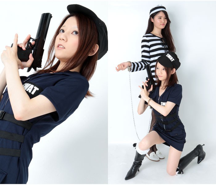 SWAT Ladies コスプレ 衣装 ハロウィン レディース : cn-4560320851912