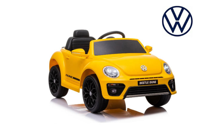 電動乗用カー ビートル イエロー フォルクスワーゲン VW Volkswagen BJS303B R/C Licensed Beetle 乗用ラジコン  子供用 玩具 乗り物 代引不可