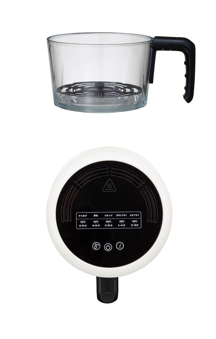 ノンフライヤー ガラスノンフライオーブン レシピ付き pottil BE