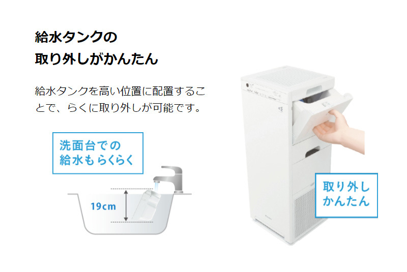 ダイキン 加湿空気清浄機 加湿ストリーマ空気清浄 ACK55X-W ホワイト 加湿 加湿器 空気清浄 空気清浄器