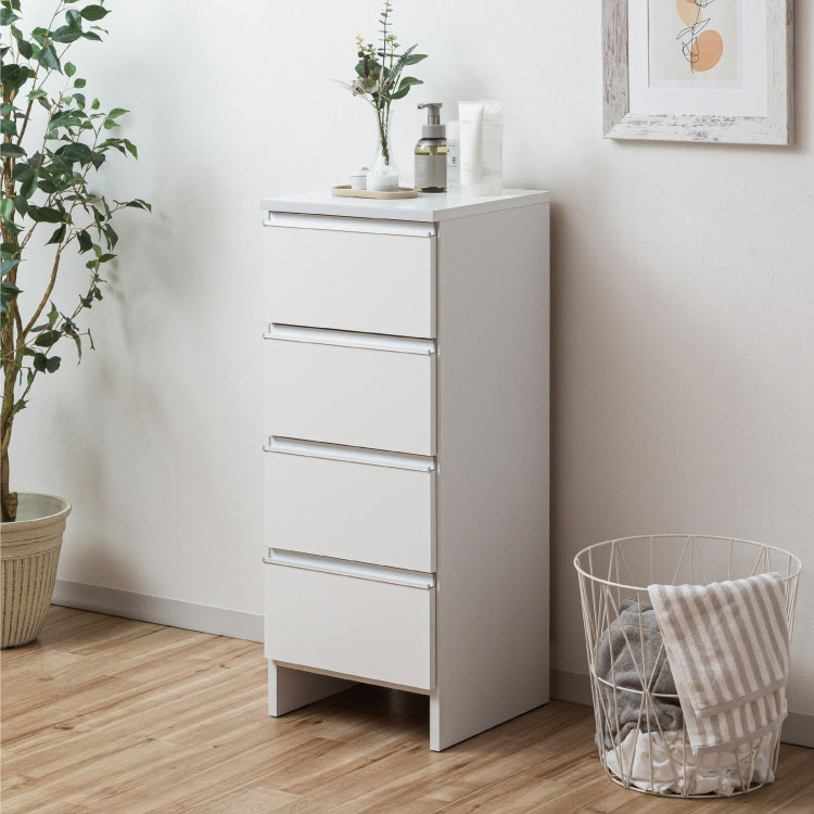 アウトレット　4段＋1　ランドリー　チェスト　 幅40cm　高さ105.5 アウトレット 4段＋1 ランドリー チェスト 幅40cm 高さ105.5