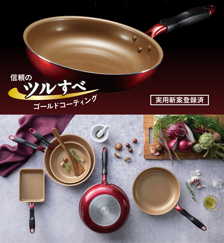 エバークック アルファ evercookα フライパン 22cm ガラス蓋セット IH