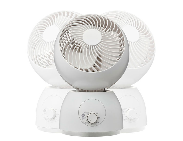 サーキュレーター AC メカ式 15cm 全分解式 首振り シンプル