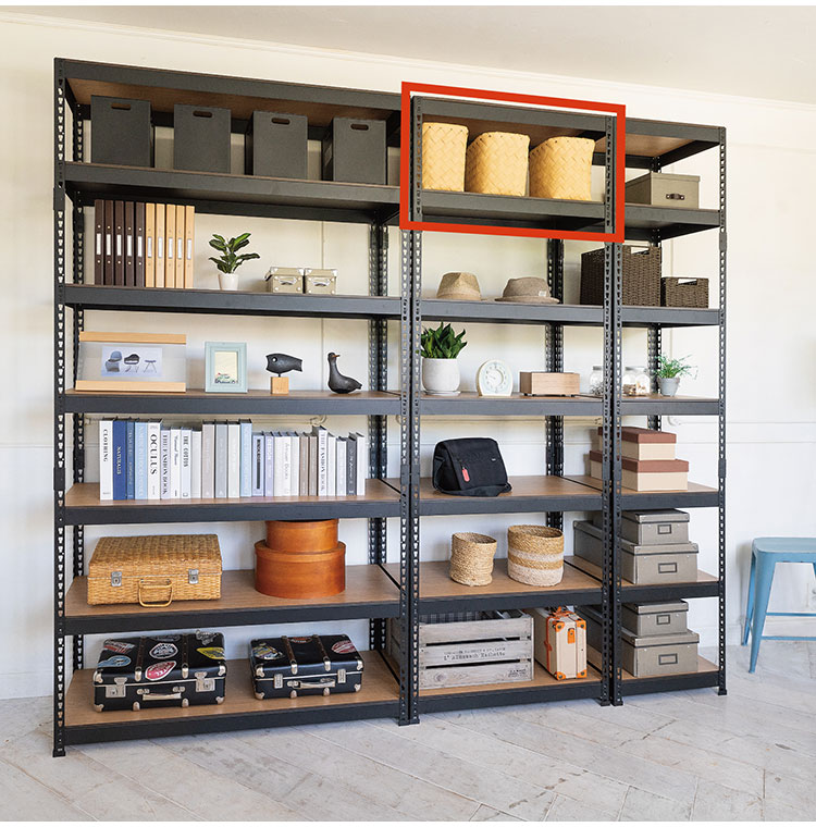 高さ45cm 追加2段セット 幅81cm ドリームウェア メタル&ウッドラック