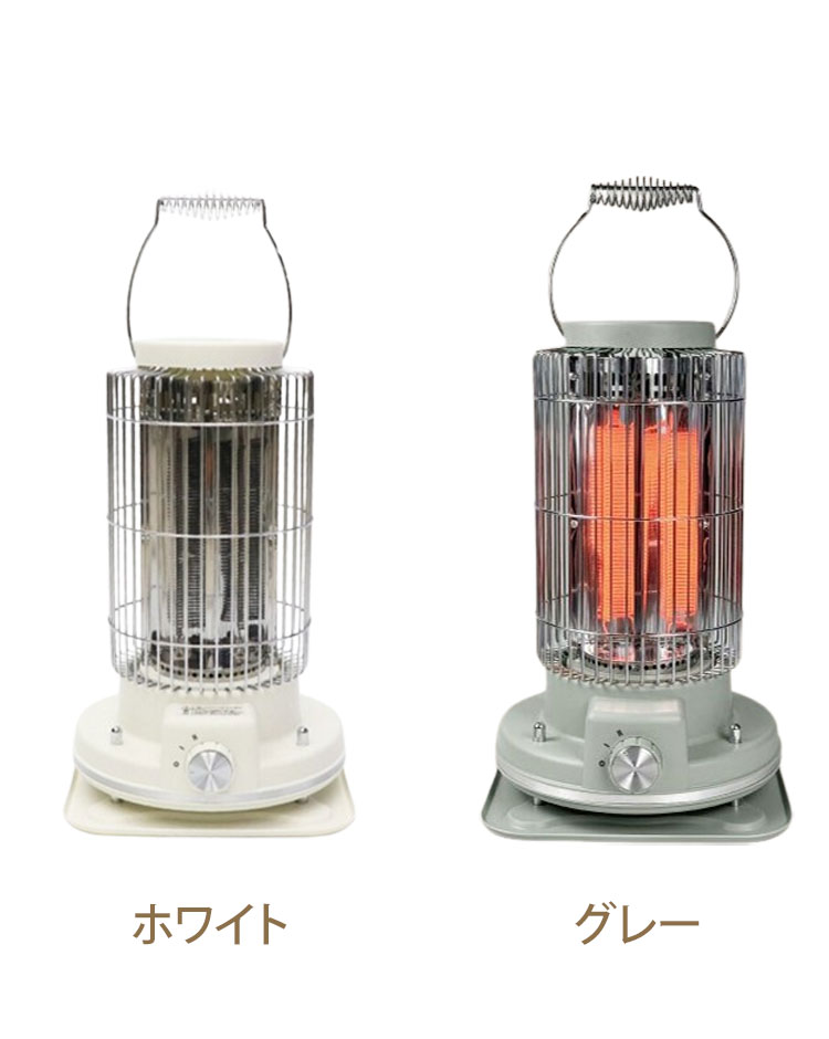 電気ストーブ レトロ調電気ストーブ 段階パワー切替 弱/強 軽量 約1.6