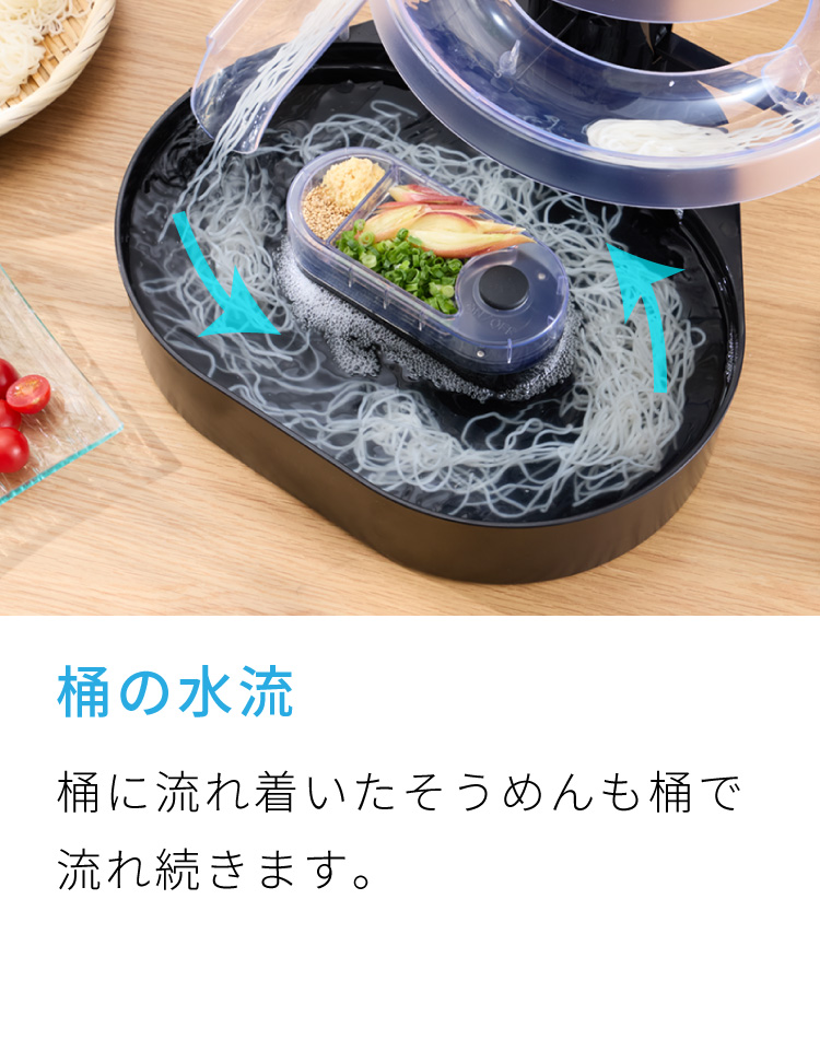 Otona オトナ 大人の流しそうめん 流しそうめん機 薬味ポケット付き 卓上 コードレス 電池式 世界流しそうめん協会認定 レビュー&報告でそうめんプレゼント  : eb-ht-s336 : リコメン堂 - 通販 - Yahoo!ショッピング