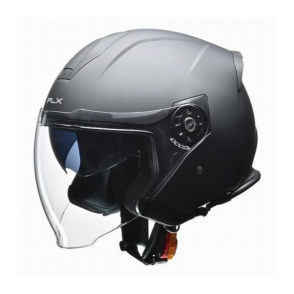リード工業 FLXジェットヘルメットMATBKーL マッドブラックL FLXMATBKL