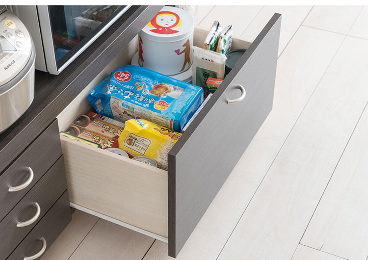 日本製 キッチンカウンター ステンレス天板 完成品 幅90