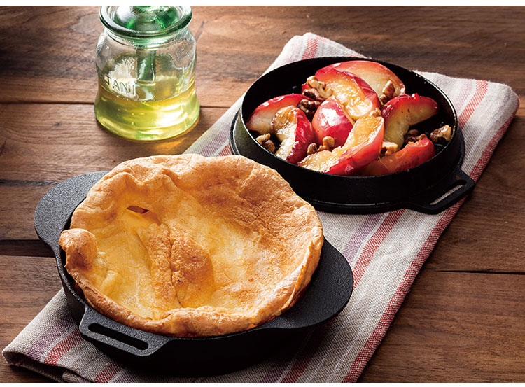 スケーター 取っ手の取れる 2WAY蓋付きスキレット レシピ付き
