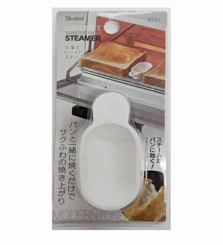 珪藻土トーストスチーマー パンと一緒に焼くだけ サクふわの焼き上がり