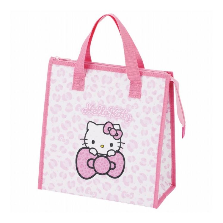 サンリオ sanrio ハローキティ ヒョウ柄 不織布 保冷 ランチバッグ