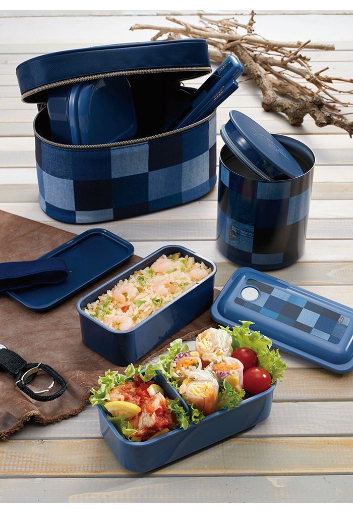 スケーター 銀イオン抗菌 箸 箸箱 セット デニム ABC4AG : リコメン堂