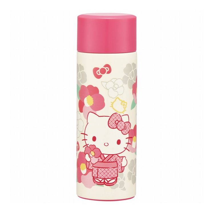 サンリオ ハローキティ 椿 ポケット ステンレス マグ ボトル 120ml