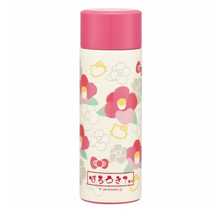 サンリオ ハローキティ 椿 ポケット ステンレス マグ ボトル 120ml