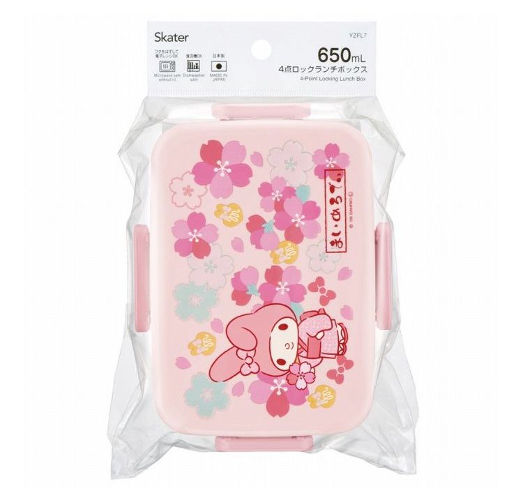 激レア新品未使用マイメロ ラブうさ ランチケース お弁当箱 サンリオ平成レトロ 日本製 サンリオ マイメロディ 桜 お弁当箱 1段 大人 650ml かわいい