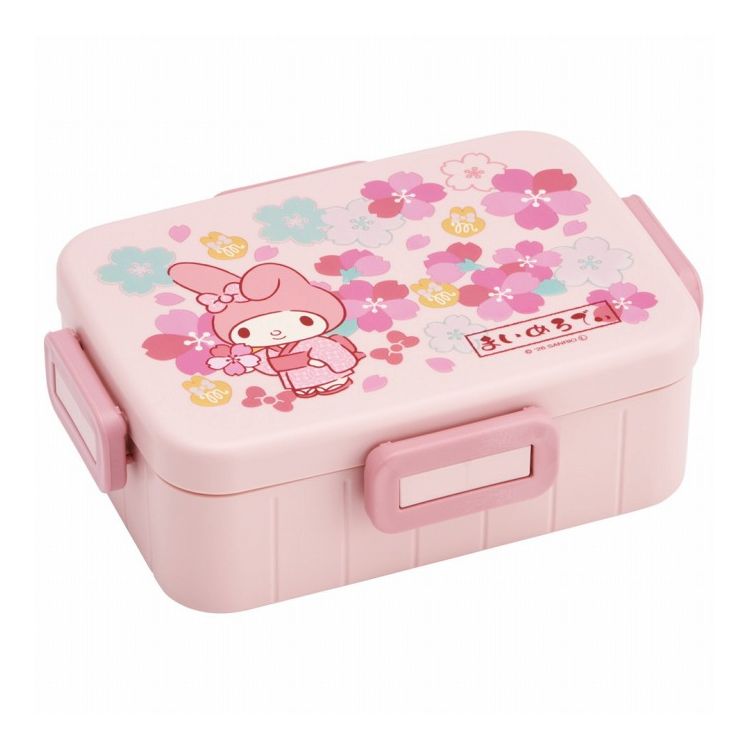 【新品未開封×激レア廃盤品】familiarピンクお弁当グッズ7点セット 日本製 サンリオ マイメロディ 桜 お弁当箱 1段 大人 650ml かわいい